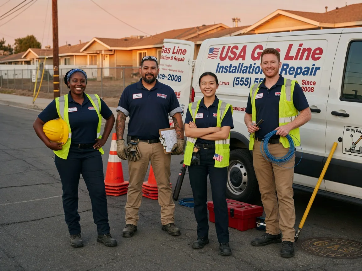 Gas Line Installation company in Dickerson Run, PA